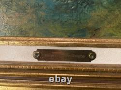 Wood Oil Painting Jacques Van Der Bussche Expressionism Bird Art