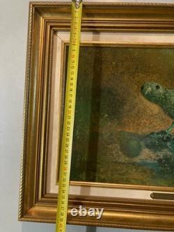Wood Oil Painting Jacques Van Der Bussche Expressionism Bird Art