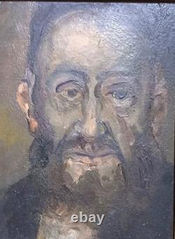 Wood painting signed by Walter Spitzer, Polish painter (1927/2021)