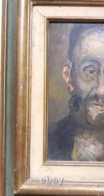 Wood painting signed by Walter Spitzer, Polish painter (1927/2021)