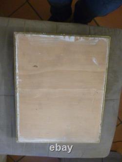 Wooden Panel Nude Reproduction of Joséphine Baker by Jean Gabriel Domergue