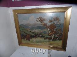 ZIEBOLD-bitschwiller les thann-84X68 oil on wood painting table