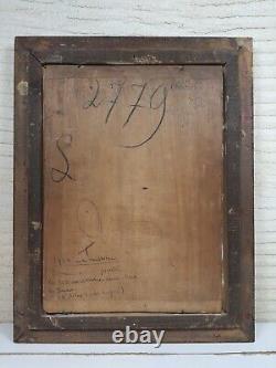 1924 Cathedrale D Amiens Huile Cadre 1924 Larose Levy A Identifier Tableau