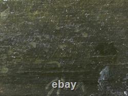 19th Cent. Barbizon School Original Oil Painting Landscape Framed, Signed