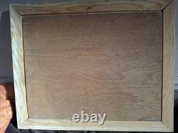 1 Huile Sur Bois/ Barques De Pêcheurs