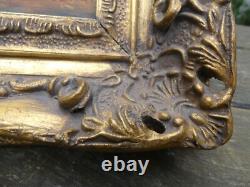 2Tableaux CHIENS Chasse BIGGS & SON Carvers & Gilders Picture Makers & Restorers