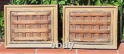 2 Tableaux signés T. WAGNER Livres et Fruits Peinture huile sur panneau de bois