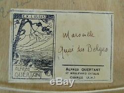 ALFRED QUERTANT (XIX-XXème) BEAU PAYSAGE Ca. 1930 MARSEILLE, QUAI DES BELGES