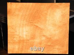ANNECY Pont sur le THIOU Huile sur bois signée 54,5 x 46,5 Tableau 1950 /60
