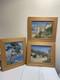 A. Fleurynck Ensemble De Trois Tableaux Provence Roquebrune Fréjus Estérel