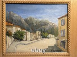 A. FLEURYNCK Ensemble de trois tableaux Provence Roquebrune Fréjus Estérel