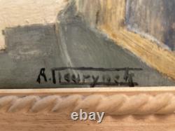A. FLEURYNCK Ensemble de trois tableaux Provence Roquebrune Fréjus Estérel