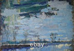 Adrien Dutrey 19? /20? Sie`cle. Bord de rivière