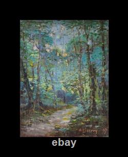 Adrien Dutrey 19? /20? Siècle. Sous bois