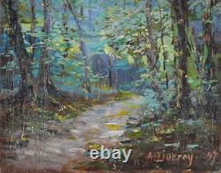 Adrien Dutrey 19? /20? Siècle. Sous bois