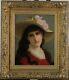 Agapit Stevens, 1849, Portrait, Jeune Dame, Femme, Cotation Jusque 15000 Euros