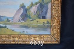 Alexis Fivet Huile sur panneau bois Ecole Liégoise