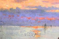 Alphonse CHIGOT, Paysage, Mer, Tableau, Peinture impressionnisme, militaire