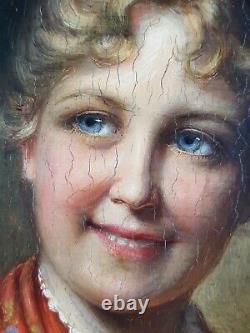 Ancien Tableau Alois Binder (1857-1933) Peinture Huile Antique Painting Gemälde