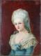 Ancien Tableau Femme De La Noblesse Peinture Huile Portrait Oil Painting Woman