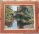 Ancienne Peinture À L Huile Sur Bois Impressionnisme/art 20 Ème Siècle