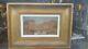 Ancienne Peinture Huile Sur Panneau De Bois Sedan La Meuse Xix Eme A Voire