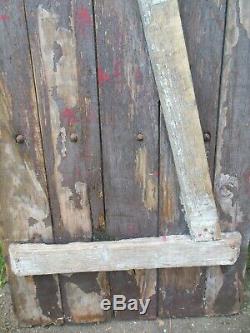 Art Brut Peinture Sur Porte Bois