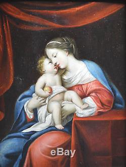 Attribué à Jacques Stella (1596-1657). Vierge à l' Enfant