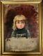 Bach Alois 1809 / 1893 Portait Denfant / Huile Sur Bois / Allemagne