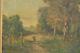 Barbizon Promeneuse Dans Un Bois L Henry (1850-1896) Xix ème