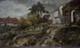 Beau Tableau Barbizon Xixe Paysage Dans Une Campagne Orageuse