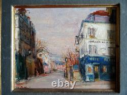 BELLONI Serge 1925 2005 Peintre de Paris Huile sur bois Présent Musées