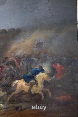 BREYDEL KAREL CAREL dit CAVALIER CHEVALIER scène de bataille signé XVII XVIII