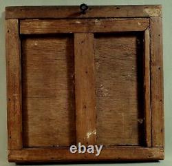 Belle Huile S/Bois Ancienne, Faune Chatouillant Jeune Femme, dlg de F. Boucher