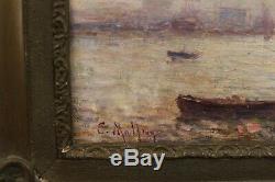 Belle marine impressionniste, Charles Malfroy (1862-1918)