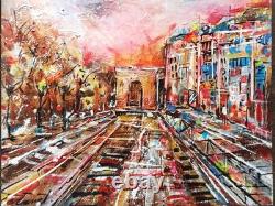 CHRISTOPHE CASSEL COTE ARTPRICE- AKOUN ORIGINAL HUILE sur bois paris