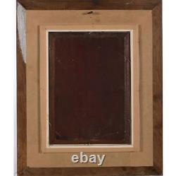 CHRIST huile sur Acajou école Française 19e tableau peinture vintage antique