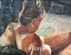 Camille Descossy Tableau Hsp Peinture Nu Féminin 1950 Ceret