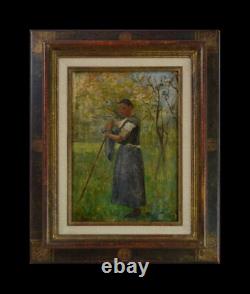Charles-Joseph Beauverie 1839-1924. Jeune paysanne