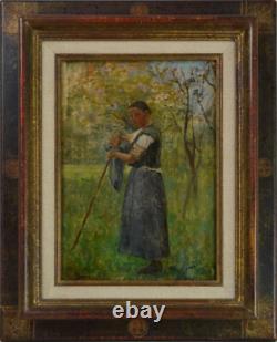 Charles-Joseph Beauverie 1839-1924. Jeune paysanne