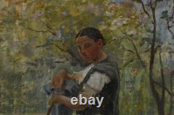 Charles-Joseph Beauverie 1839-1924. Jeune paysanne