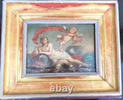 Charles-Joseph Natoire (1700-1777) Suiveur de, tableau ancien 18ème Aphrodite