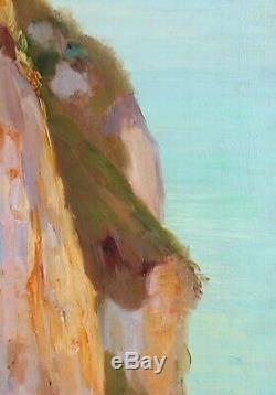 Charles WISLIN, Mer, France, Peinture, Tableau, impressionniste, paysage bateaux