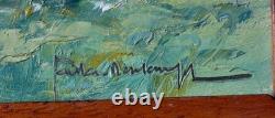 Charmantes Peintures Impressionnistes 1920 Paysages Printaniers Signature