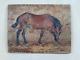 Cheval D' équitation à L'écurie 1900 Henri Gaulet 1863/1936 H/bois 38,5 X 29,5cm