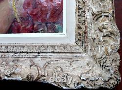 DEZAUNAY Emile Alfred (1854-1938) Jeune femme au chapeau Huile sur toile