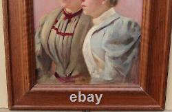 Double portrait de femmes 1894 D. Lubin XIX-XXè