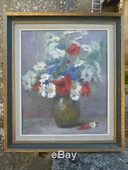 EMILE SIMON(1890-1965) Bouquet de fleurs