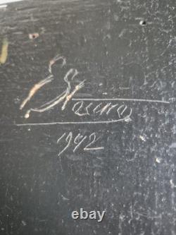 École Belge XX° Huile Sur Panneau Moulin en Brabant Wemmel