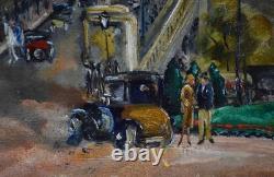 École Française vers 1930. Le pont d'Iéna et la tour Eiffel